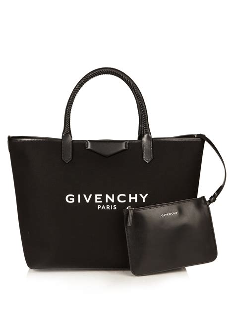 givenchy large black tote|Givenchy small tote.